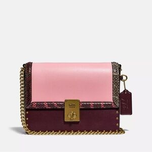 Authentic Coach Jennifer Lopez Chain Crossbody Hutton Bag EUC